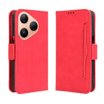 For Huawei Pura 80 Leather Case Phone Wallet Cover with Multiple Card Slots