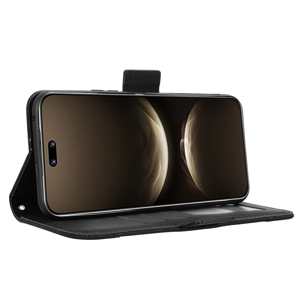 Läderfodral för Huawei Nova 14 5G, plånboksfodral med flera kortplatser