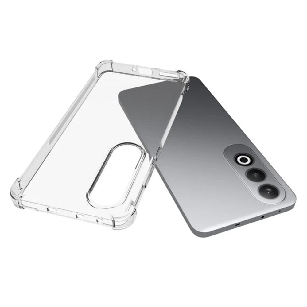 WANLONFENG För OnePlus Nord CE4 5G Bakstycke TM-serien 2.0mm Genomskinligt TPU-mobilskal (stort linshål)