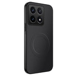 WANLONFENG For Xiaomi 14T Case Magnetic Case  TQ Series Carbon Fiber Texture PC TPU Phone Cover
