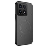 WANLONFENG For Xiaomi 14T Case Magnetic Case  TQ Series Carbon Fiber Texture PC TPU Phone Cover