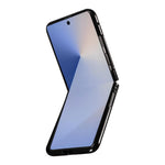 For Samsung Galaxy Z Flip7 5G Case Litchi Texture Leather + Hard PC Phone Cover
