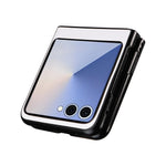 For Samsung Galaxy Z Flip7 5G Case PU Leather Hard PC Protective Phone Cover