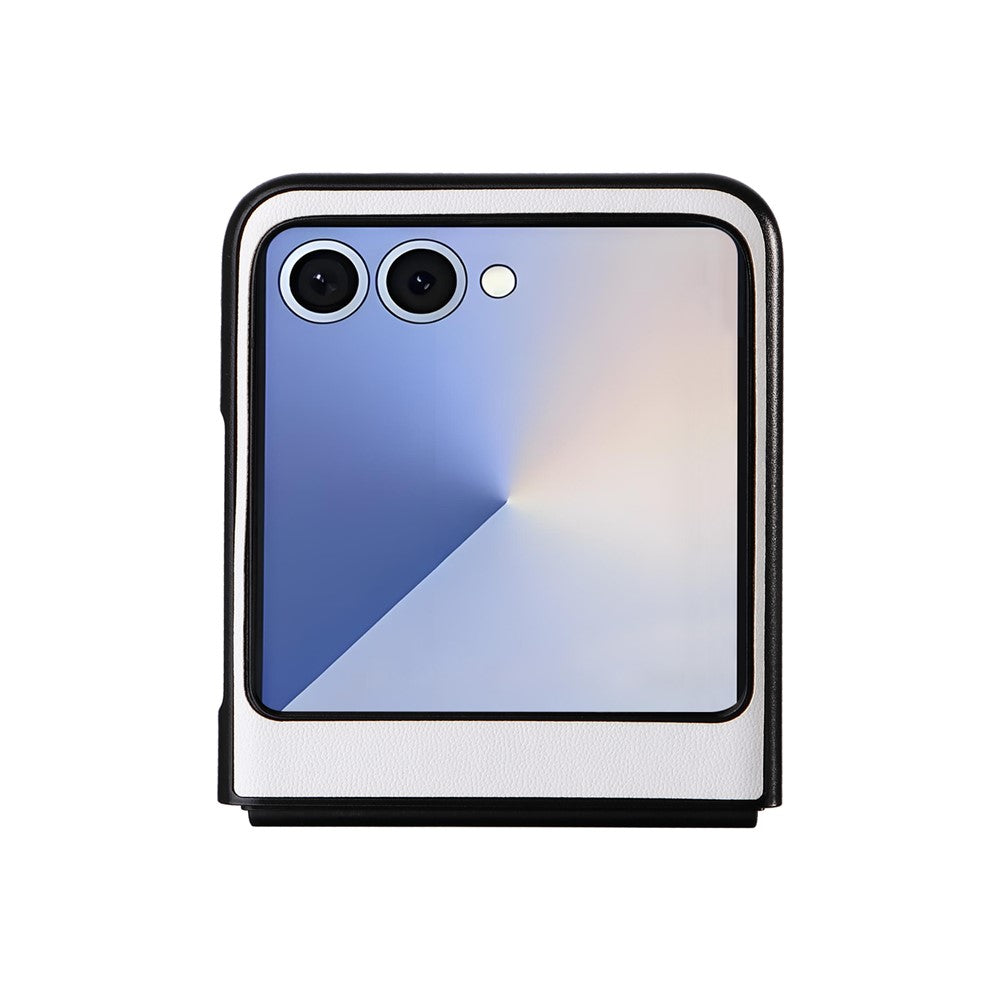 For Samsung Galaxy Z Flip7 5G Case PU Leather Hard PC Protective Phone Cover