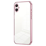 Til Samsung Galaxy A08 5G / A08 4G / A07 4G Cover Galvaniseret Ramme Blødt TPU Telefoncover