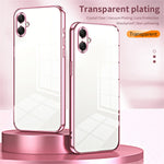 Til Samsung Galaxy A08 5G / A08 4G / A07 4G Cover Galvaniseret Ramme Blødt TPU Telefoncover