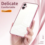 Til Samsung Galaxy A08 5G / A08 4G / A07 4G Cover Galvaniseret Ramme Blødt TPU Telefoncover