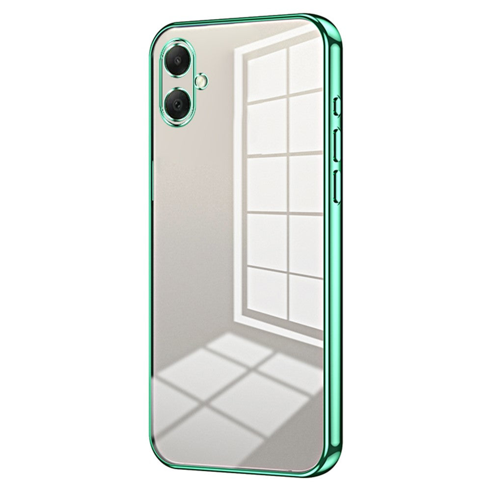 Til Samsung Galaxy A08 5G / A08 4G / A07 4G Cover Galvaniseret Ramme Blødt TPU Telefoncover