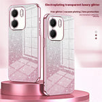 For Oppo A5x 5G Case Electroplating Gradient Glitter TPU Phone Cover