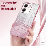 For Oppo A5x 5G Case Electroplating Gradient Glitter TPU Phone Cover