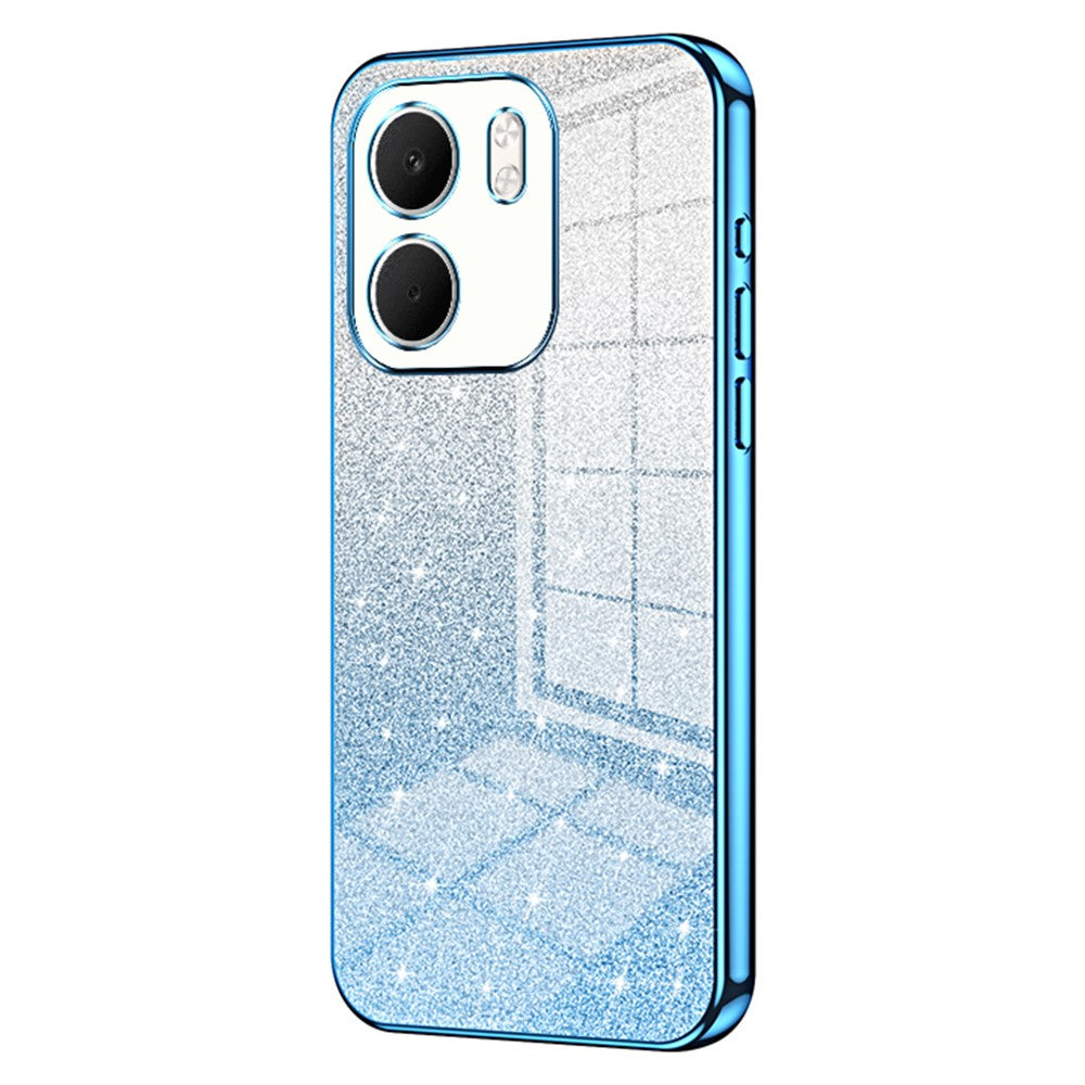 For Oppo A5x 5G Case Electroplating Gradient Glitter TPU Phone Cover