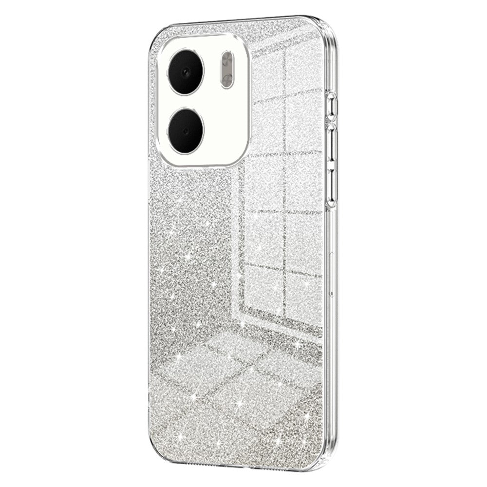 For Oppo A5x 5G Case Electroplating Gradient Glitter TPU Phone Cover