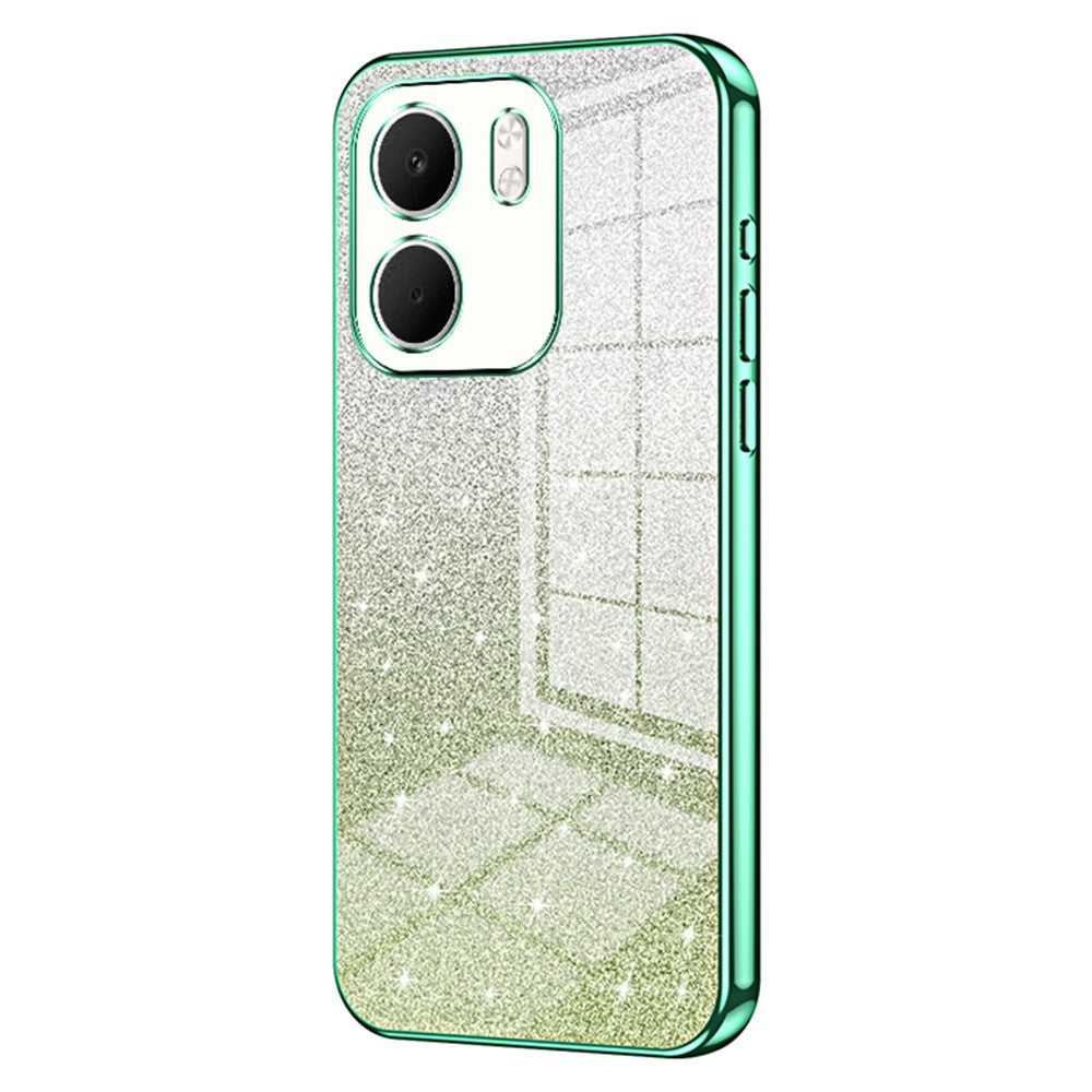 For Oppo A5x 5G Case Electroplating Gradient Glitter TPU Phone Cover