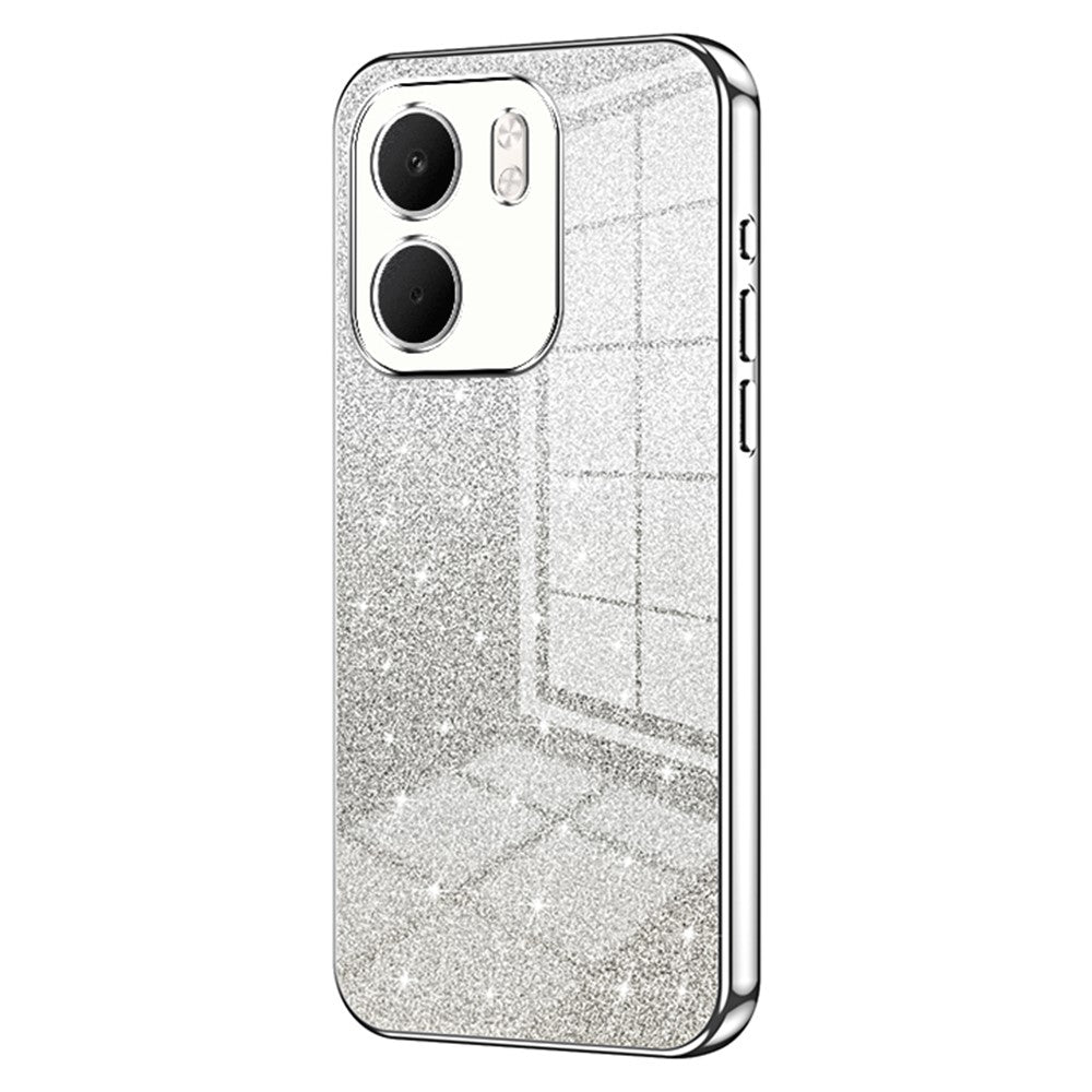For Oppo A5x 5G Case Electroplating Gradient Glitter TPU Phone Cover