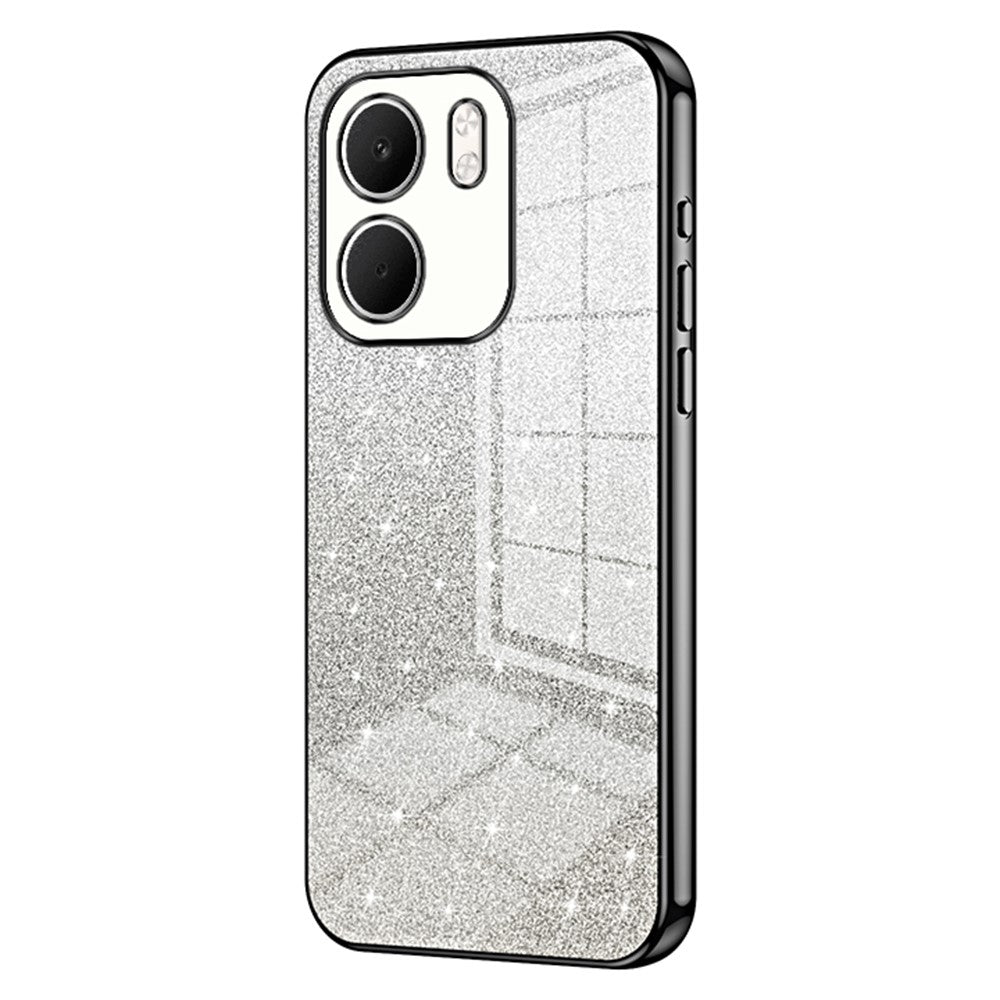 For Oppo A5x 5G Case Electroplating Gradient Glitter TPU Phone Cover