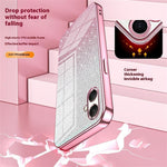 For Samsung Galaxy A08 5G / A08 4G / A07 4G Case Electroplating Gradient Glitter TPU Phone Cover