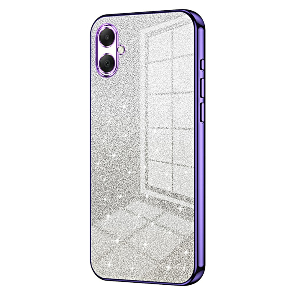 For Samsung Galaxy A08 5G / A08 4G / A07 4G Case Electroplating Gradient Glitter TPU Phone Cover