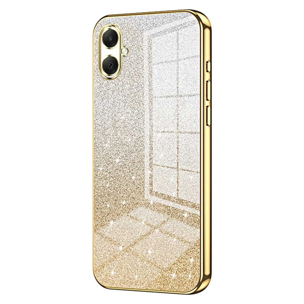 For Samsung Galaxy A08 5G / A08 4G / A07 4G Case Electroplating Gradient Glitter TPU Phone Cover