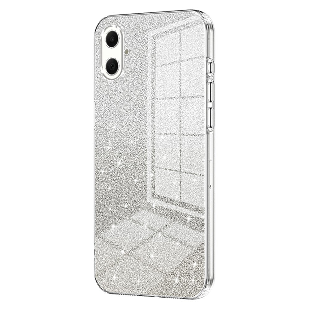 For Samsung Galaxy A08 5G / A08 4G / A07 4G Case Electroplating Gradient Glitter TPU Phone Cover