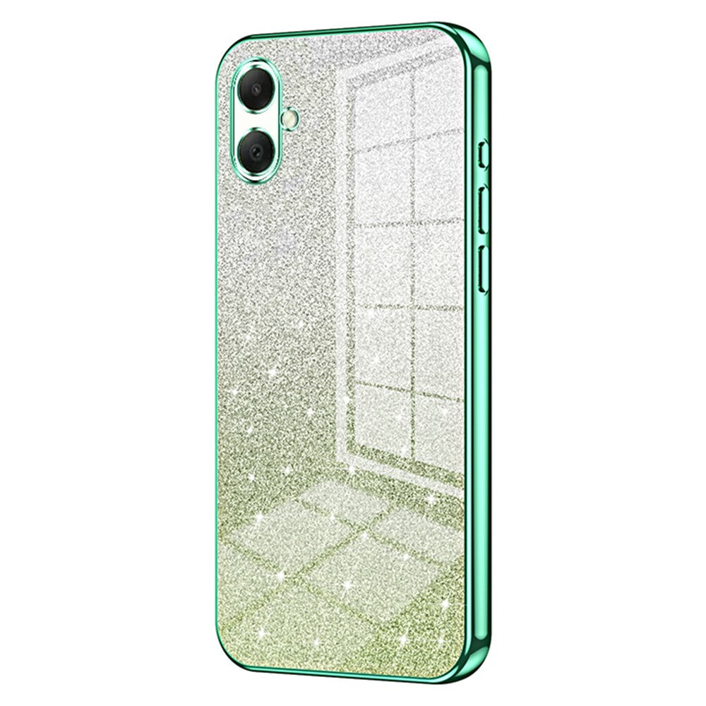 For Samsung Galaxy A08 5G / A08 4G / A07 4G Case Electroplating Gradient Glitter TPU Phone Cover
