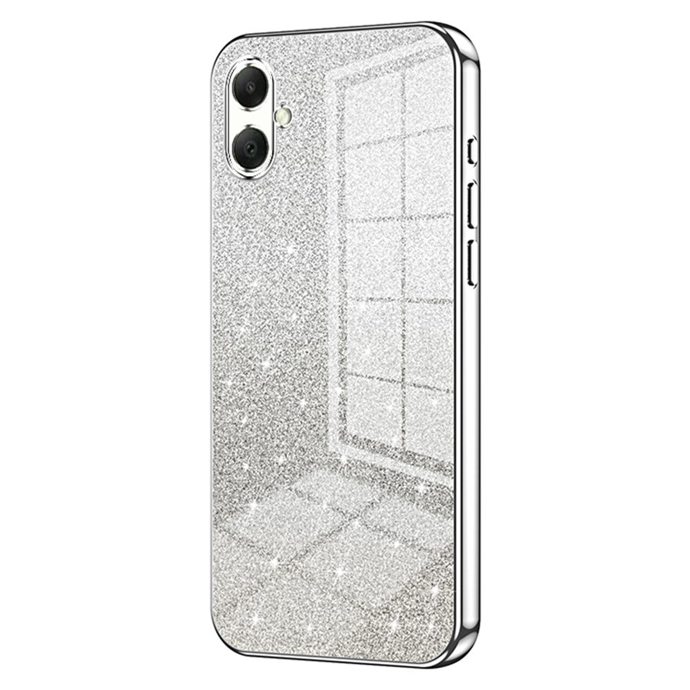 For Samsung Galaxy A08 5G / A08 4G / A07 4G Case Electroplating Gradient Glitter TPU Phone Cover
