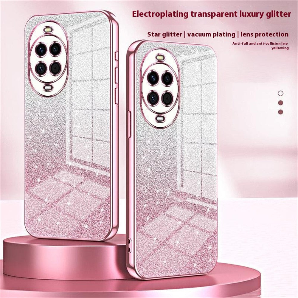 For Huawei nova 14 5G Case Electroplating Gradient Glitter TPU Phone Cover