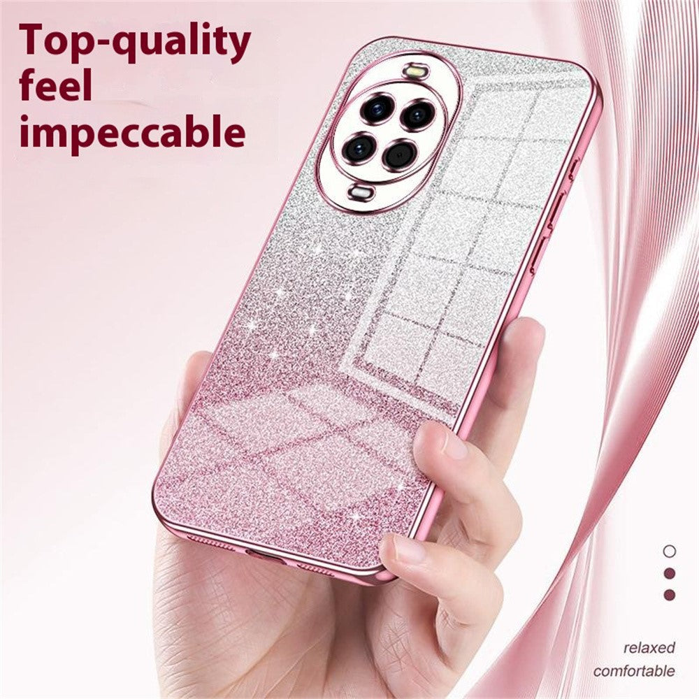 For Huawei nova 14 5G Case Electroplating Gradient Glitter TPU Phone Cover