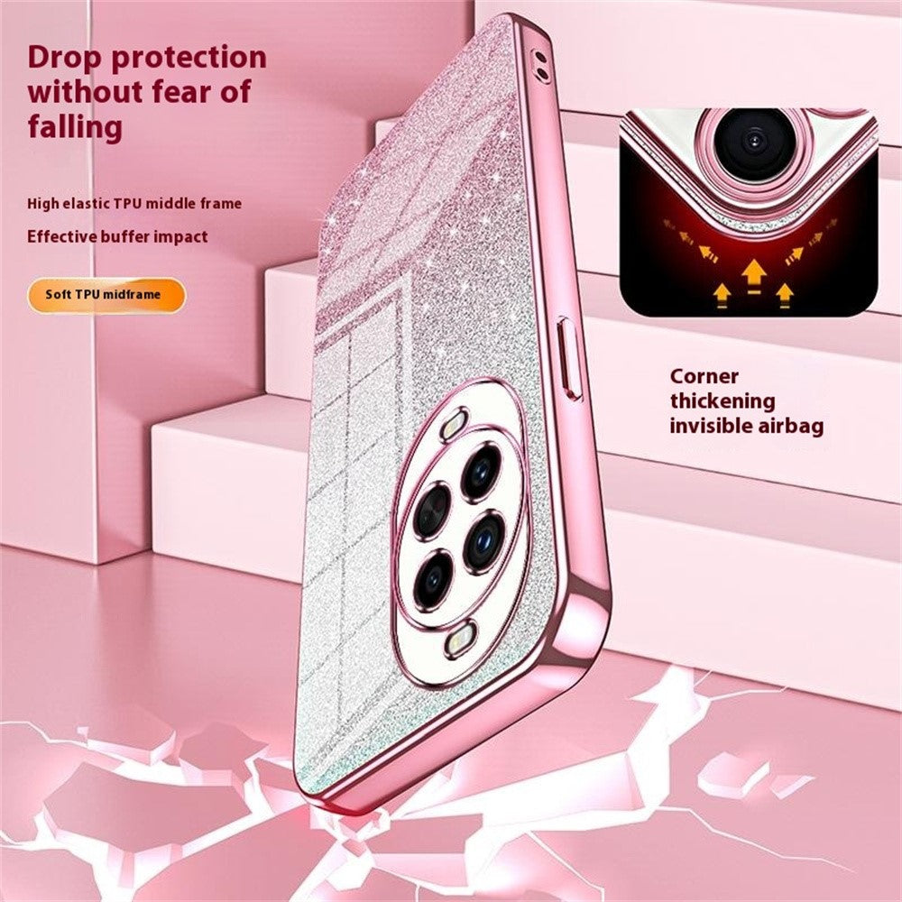 For Huawei nova 14 Pro 5G Case Electroplating Gradient Glitter TPU Phone Cover