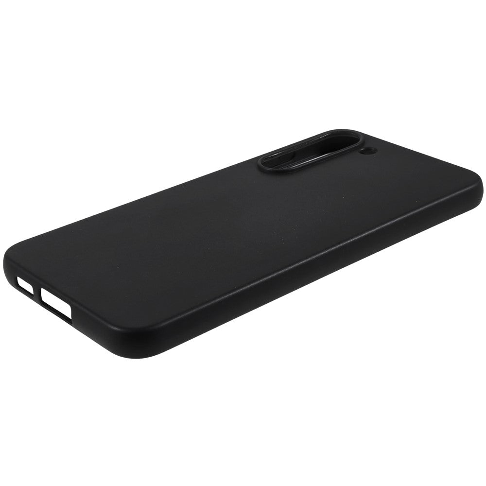 For Samsung Galaxy S23+ Shockproof Flexible TPU Phone Cover Black Matte Drop-Proof Grip Case