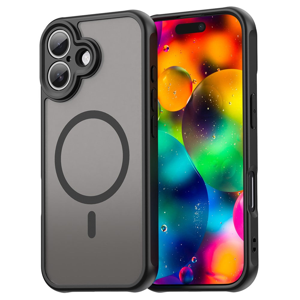 Til iPhone 17 Cover Kompatibel med MagSafe Anti Drop PC + TPU Telefoncover