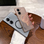 For Xiaomi Redmi Turbo 4 5G Magnetic Case Precise Cutouts Matte PC Phone Cover