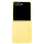 For Samsung Galaxy Z Flip7 5G Magnetic Case Skin-Touch Wave Texture Hard PC Phone Cover