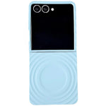 For Samsung Galaxy Z Flip7 5G Magnetic Case Skin-Touch Wave Texture Hard PC Phone Cover