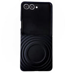 For Samsung Galaxy Z Flip7 5G Magnetic Case Skin-Touch Wave Texture Hard PC Phone Cover