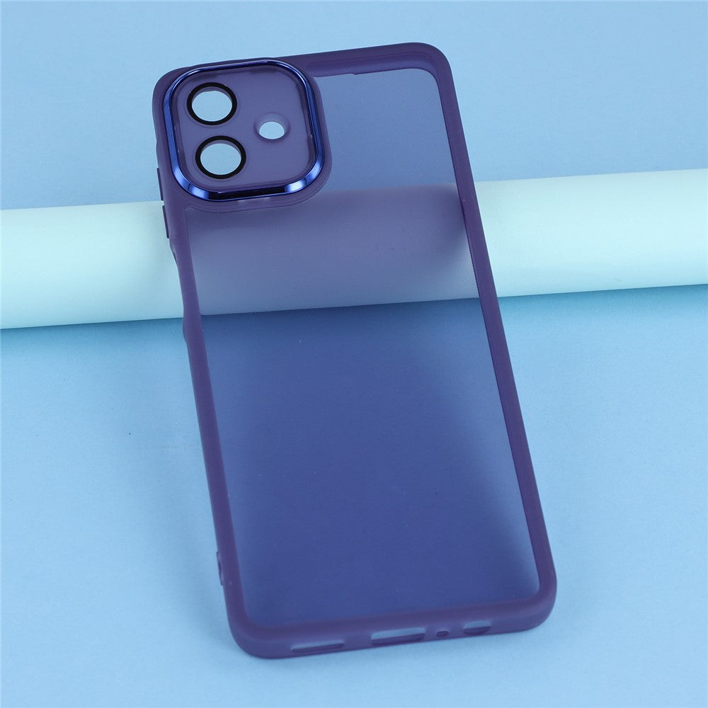 Til Samsung Galaxy A08 5G / A08 4G / A07 4G cover med galvaniseret kamera og TPU-telefoncover