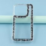 For Xiaomi Redmi Note 14 4G (163.25mm) Case Glitter Epoxy Soft TPU Clear Back Cover