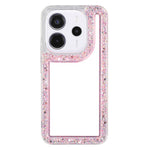 For Xiaomi Redmi Note 14 4G (163.25mm) Case Glitter Epoxy Soft TPU Clear Back Cover