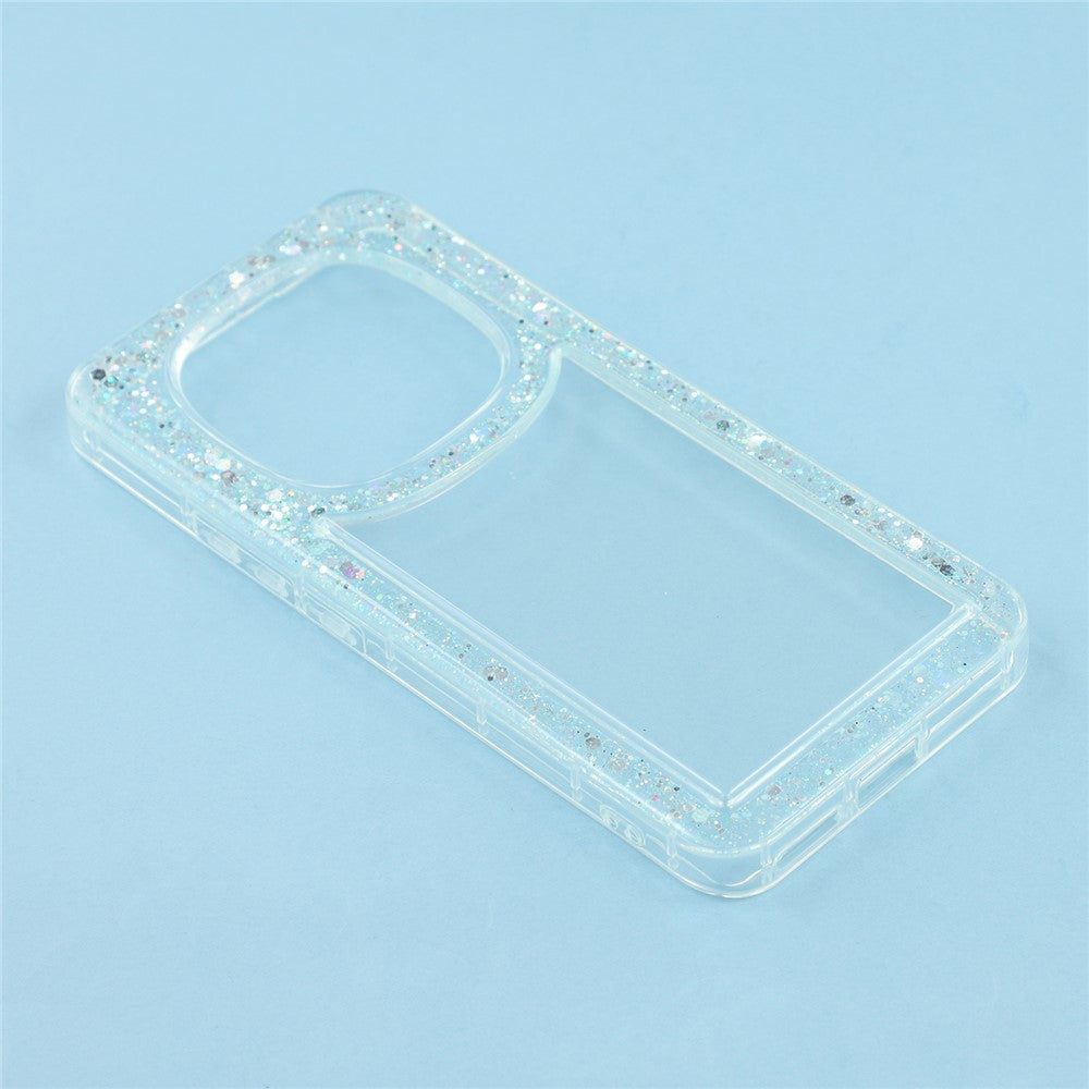 For Xiaomi Redmi Note 14 Pro 4G Case Glitter Epoxy Soft TPU Clear Back Cover