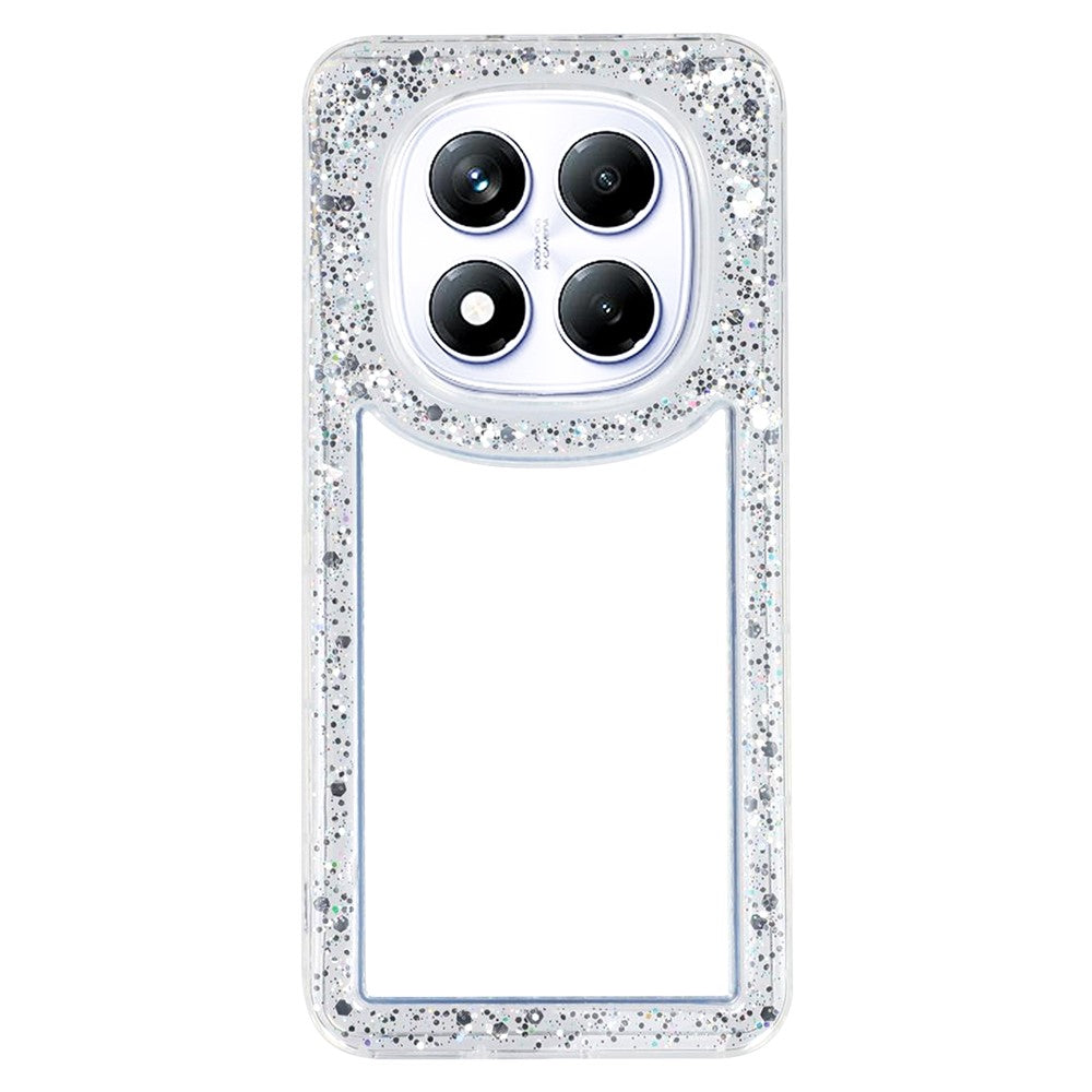 For Xiaomi Redmi Note 14 Pro 4G Case Glitter Epoxy Soft TPU Clear Back Cover