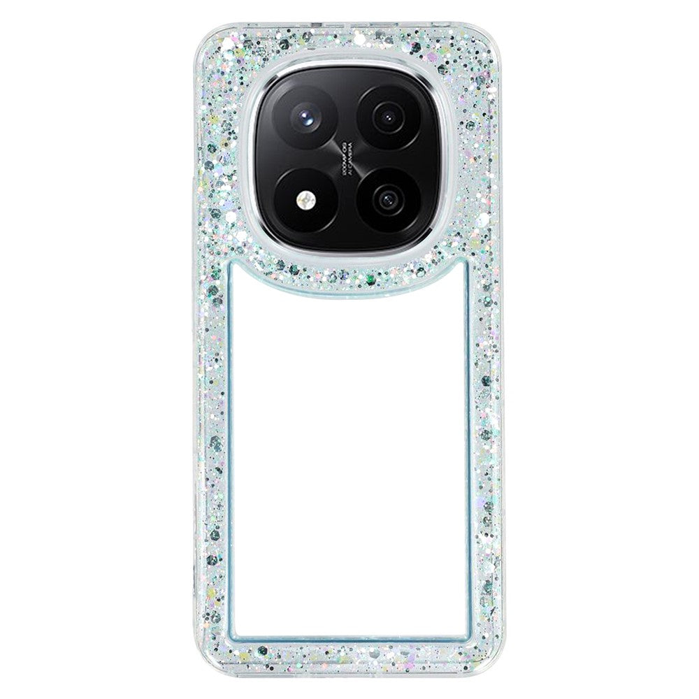 For Xiaomi Redmi Note 14 Pro+ 5G Case Glitter Epoxy Soft TPU Clear Back Cover