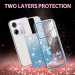 KADEM For Xiaomi Poco M7 Pro 5G Case Flower TPU Flexible Gradient Phone Cover