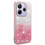 KADEM For Xiaomi Redmi Note 14 4G (164.84mm) Case Flower TPU Flexible Gradient Phone Cover