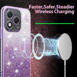 KADEM For Honor 400 Lite 5G Case Flower TPU Flexible Gradient Phone Cover