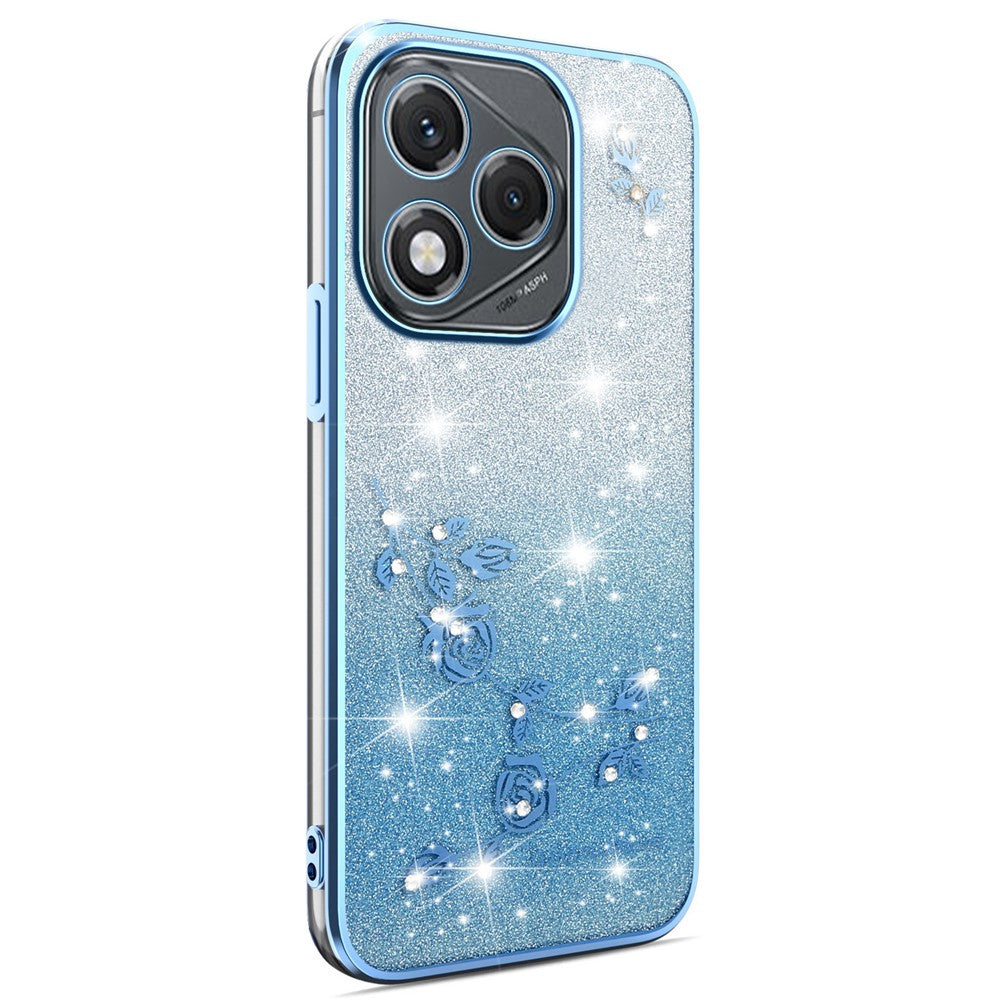 KADEM For Honor 400 Lite 5G Case Flower TPU Flexible Gradient Phone Cover