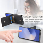 For Samsung Galaxy Z Flip7 5G Case Card Holder Kickstand Retro Texture Leather Back Cover