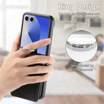 For Samsung Galaxy Z Flip7 5G Case Card Holder Kickstand Retro Texture Leather Back Cover