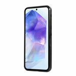For Samsung Galaxy S25  /  S24 Leather Back Cover Zipper Wallet Kickstand Phone Case with Shoulder Strap