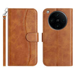Stand Case for Oppo Find X8 Pro 5G PU Leather Wallet Phone Cover S Shape Stitching Design with Strap