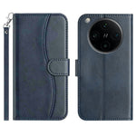Stand Case for Oppo Find X8 Pro 5G PU Leather Wallet Phone Cover S Shape Stitching Design with Strap