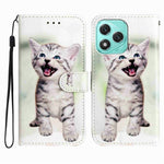 Wallet Case for Honor 400 Lite 5G Printed Pattern PU Leather Stand Phone Cover with Strap